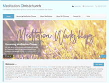 Tablet Screenshot of meditationchristchurch.org
